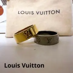 ヴィトン✨️リング ブラックシルバー 20号 LV インスティンク M00513
