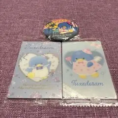 【2】サンリオキャラクターズ ウエハース　タキシードサム＋缶バッジ