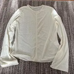 2枚セットユニクロマメクロゴウチシアークルーネックTオフホワイトMブラックL