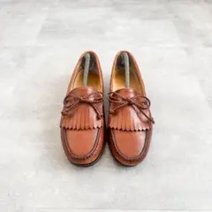 90s Allen Edmonds ブラウン キルト レザーローファー