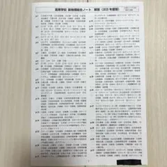 高等学校 新地理総合ノート 解答 2025年度版のサムネイル