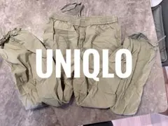 UNIQLO オリーブ カーゴパンツ