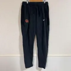 訳あり　NIKE ジョガーパンツ 黒 レディースL カレッジロゴ 刺繍 ナイキ