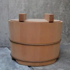 未使用】手桶 曲げわっぱ 割蓋 湯桶 茶道具 曲木地 元箱 - メルカリ