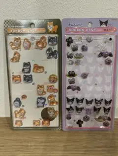 ボンボンドロップシールセット　おすそわけ　クロミmini ジュエルプチドロップ