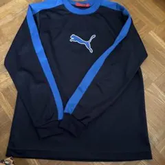 Puma 長袖Tシャツ 150サイズ 黒/青のサムネイル