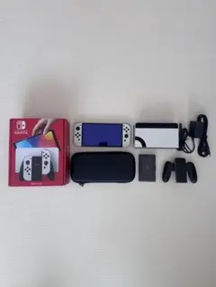 （美品）［Nintendo Switch ］有機ELモデル 本体 /ケース付き