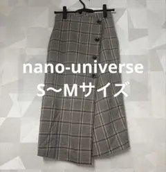 nano universe ナノユニバースチェックラッスカート36 S Mサイズ