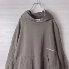 CK Jeans パーカー　刺繍ロゴ　フェード　古着