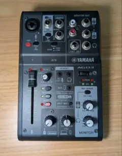 YAMAHA AG03 アナログミキサー 未使用 ヤマハ YAMAHA AG03 MK2 W 3チャンネル ライブストリーミング