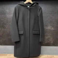 IENA 二重織りシャルムフードコクーンコート　グレー34