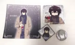 ギヴン　ノイタミナカフェ　　雨月　コースター　缶バッジ　特典