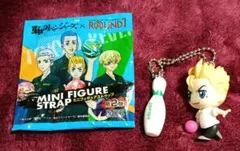 東京リベンジャーズ×ROUND1 ミニフィギュアストラップ　花垣武道