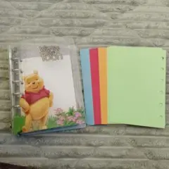 プーさん 6穴ファイル スケジュール帳 手帳