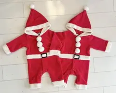 キャサリンコテージ　サンタコスチューム 80㎝　2枚セット