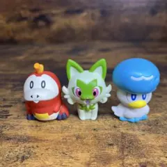 ポケモン　指人形　セット　ホゲータ　ニャオハ　クワッス