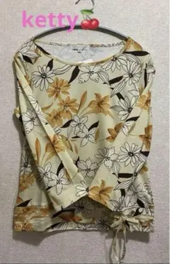 タグ付き未使用　ketty 花柄 長袖カットソー