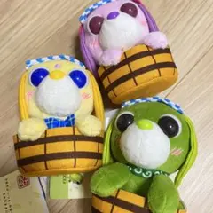 お茶犬 温泉お茶犬 マスコット コンプリートセット キャラクターグッズのサムネイル