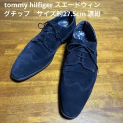 【値下】TOMMY HILFIGER トミー スエード 靴 紺27.5cmのサムネイル