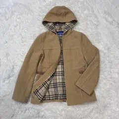 BURBERRY BLUE LABEL フード　ウールジャケット　ノバチェック