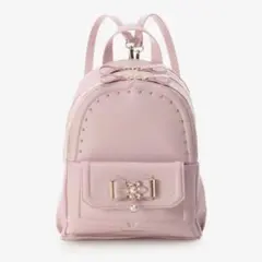 サマンサベガセレブリティ ビジューリボンリュック ピンク