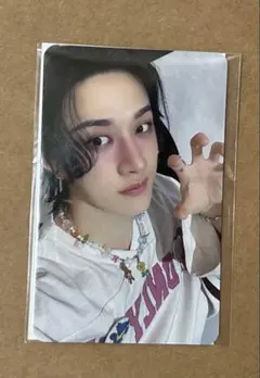 スキズcelebrATE グッズ特典トレカリアルタッチ　　　バンチャン