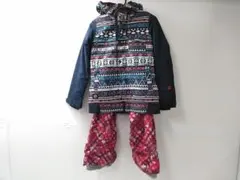 エスティボ トップス ボルコム パンツ スノーボードウェア 上下セット S◆