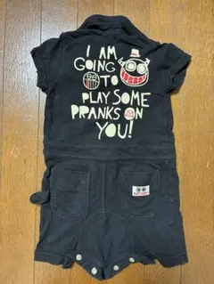 【PARTY PARTY】ブラックロンパース Size70のサムネイル