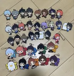 銀魂　ラバーキーホルダー　まとめ売り　34点