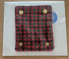 【新品未開封】ファミリア　ハンドルカバー　赤系チェック　ファミリアチェック