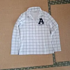 あ*ん様 adidas チェック柄 ポロシャツ Lサイズ