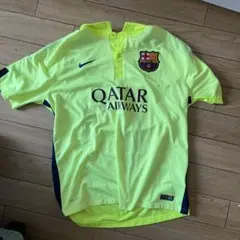 FC Barcelona Messi 10 蛍光イエローシャツ