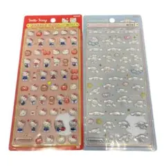 【国内正規品】　ボンボンドロップシール　ミニ　シナモンロール&ハローキティレッド