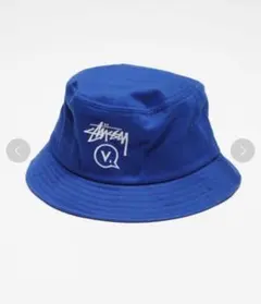 STUSSY×VANQUISHコラボ10thハット／訳あり