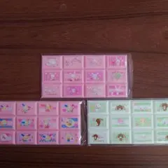 ちょこぶろっくしーる　３枚セット