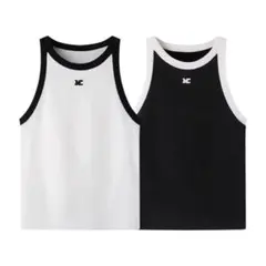 Courreges バイカラー タンクトップ 2枚セットのサムネイル