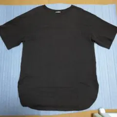 GU ダークブラウン Tシャツ Lサイズ