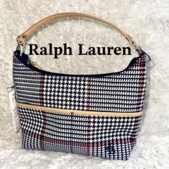 LAUREN RALPH LAUREN ワンショル　ハンドバッグ チェック