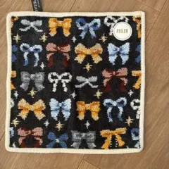 FEILER リボン柄 タオルハンカチ 約25cm