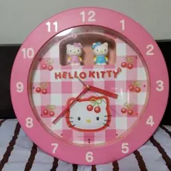 Hello Kitty 壁掛け時計 1998年製 サンリオ 動作品 - メルカリ
