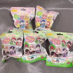 カラフルピーチ 1と2 バンダイ 入浴剤 バスボール バスボム 5個セット ①