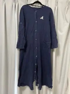 ベルメゾン ネイビー マタニティ パジャマ 長袖 M〜L