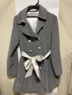 TRALALA  コート　グレー　クリーニング済み