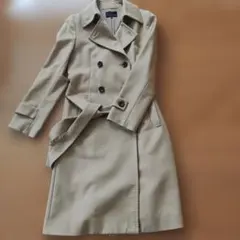 カシミア100% ベージュ ロングコートのサムネイル