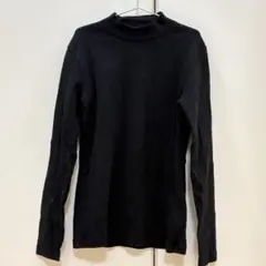MUJI 無印良品　 ブラック 長袖Tシャツ Sサイズのサムネイル