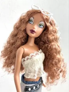 マイシーンバービー　黒人　デニム