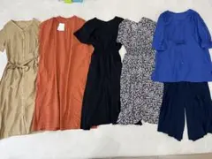③ レディース服　ワンピース　まとめ売り　6点　新品含む　夏服