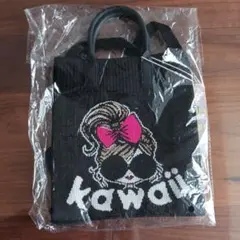 新品 D.KELLY kawaii柄 ニットトートバッグ
