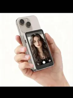 【No brand】ワイヤレスフォンスクリーンカメラ 自撮り用モニター