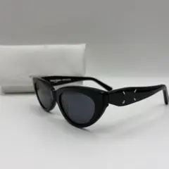 極美品】マルジェラ × ジェントルモンスター MM210 メガネ 黒 - メルカリ